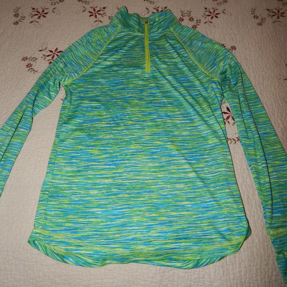 Girls Mambo Australia Quarter Zip Long-Sleeved Shirt - Top  Size XL-16